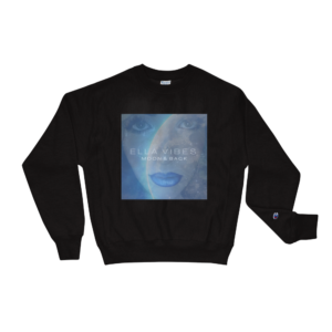 ELLA VIBES MOON & BACK CHAMPION CREW NECK SWEATSHIRT